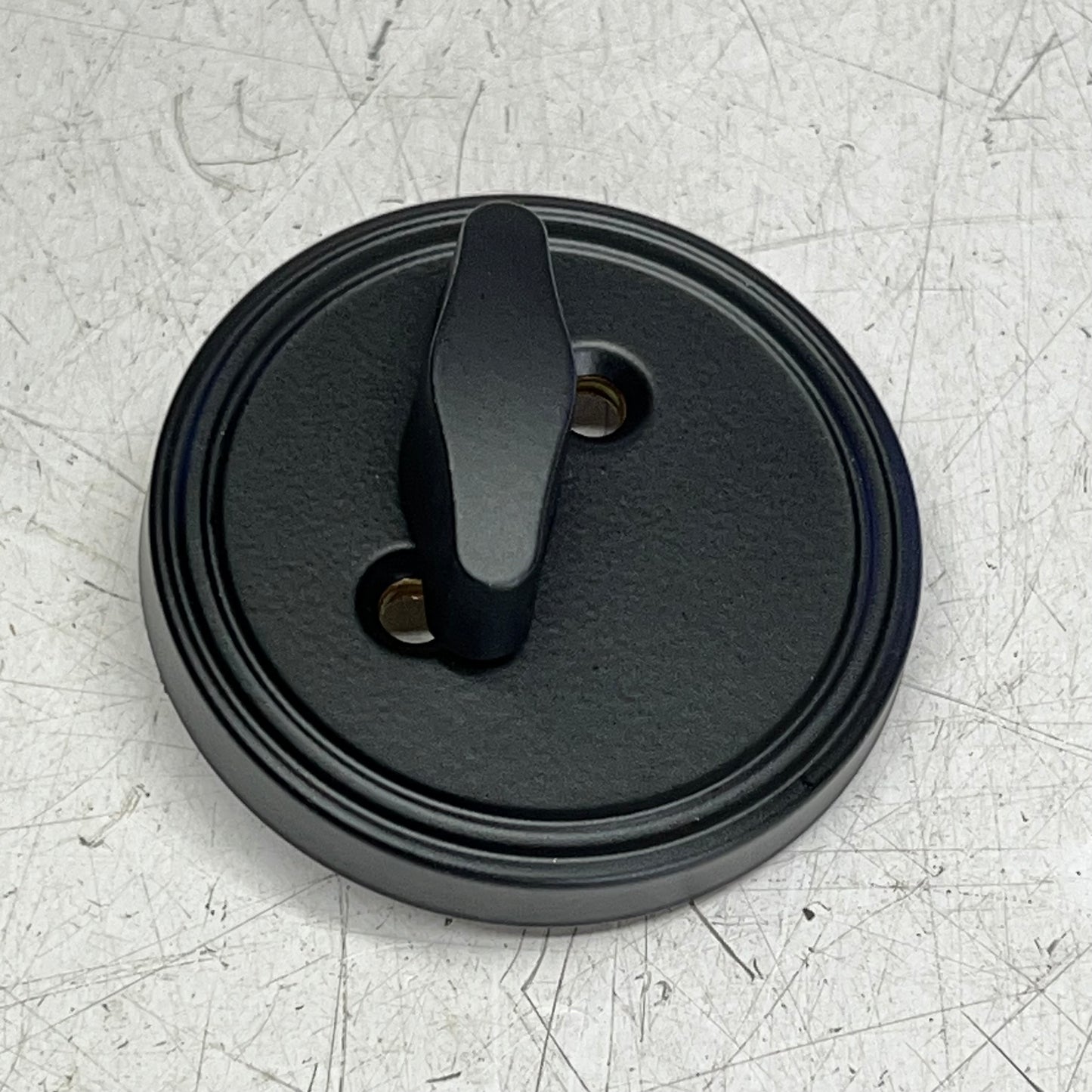 KWIKSET Safe Lock Single Cylinder Deadbolt W/ 2 Keys Matte Black 9SD91000-045