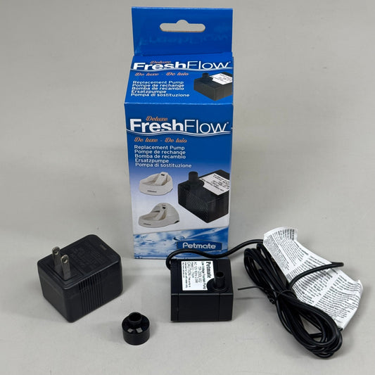 ZA@ PETMATE Deluxe FreshFlow Replacement Pump & AC Adapter TP200LVU A