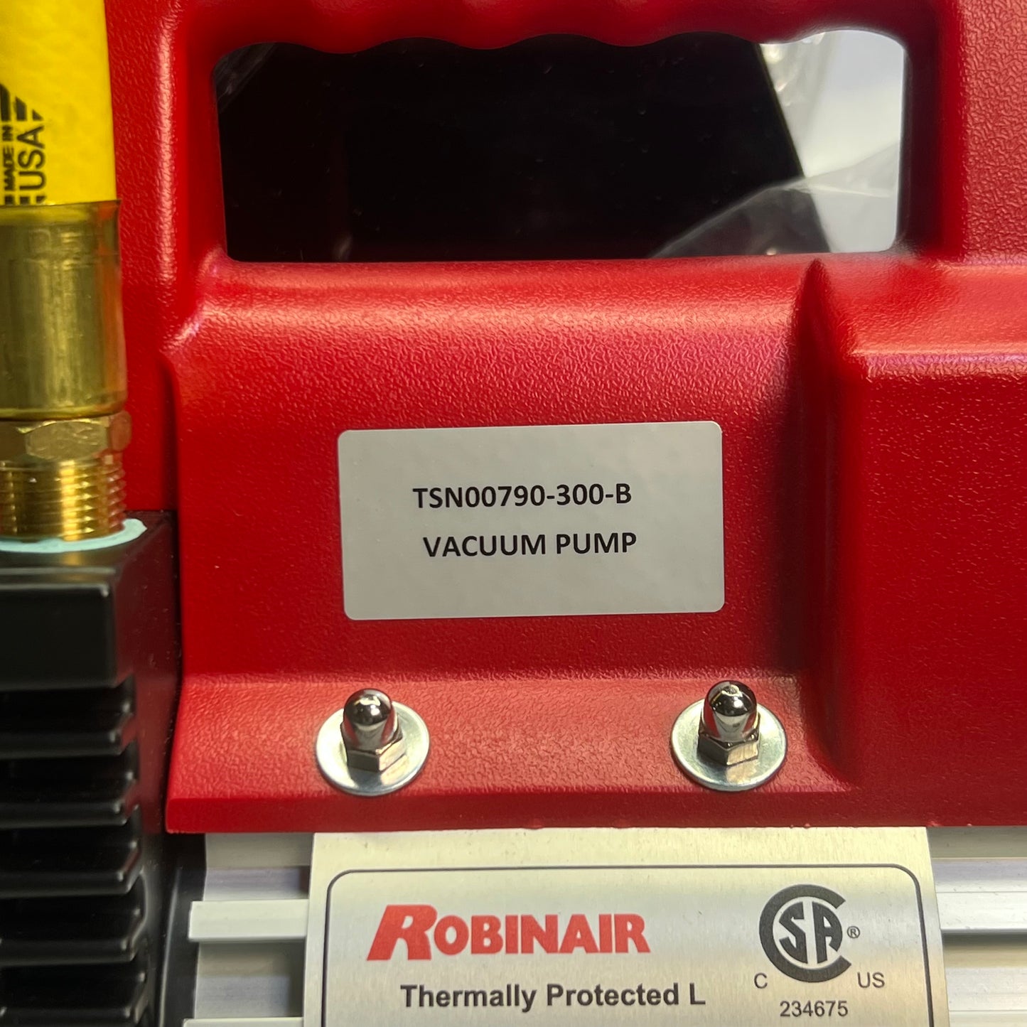 ROBINAIR 2 Stage Vacuum Pump 120V - 60Hz - 1/2HP + Fill Kit 25L, 15500