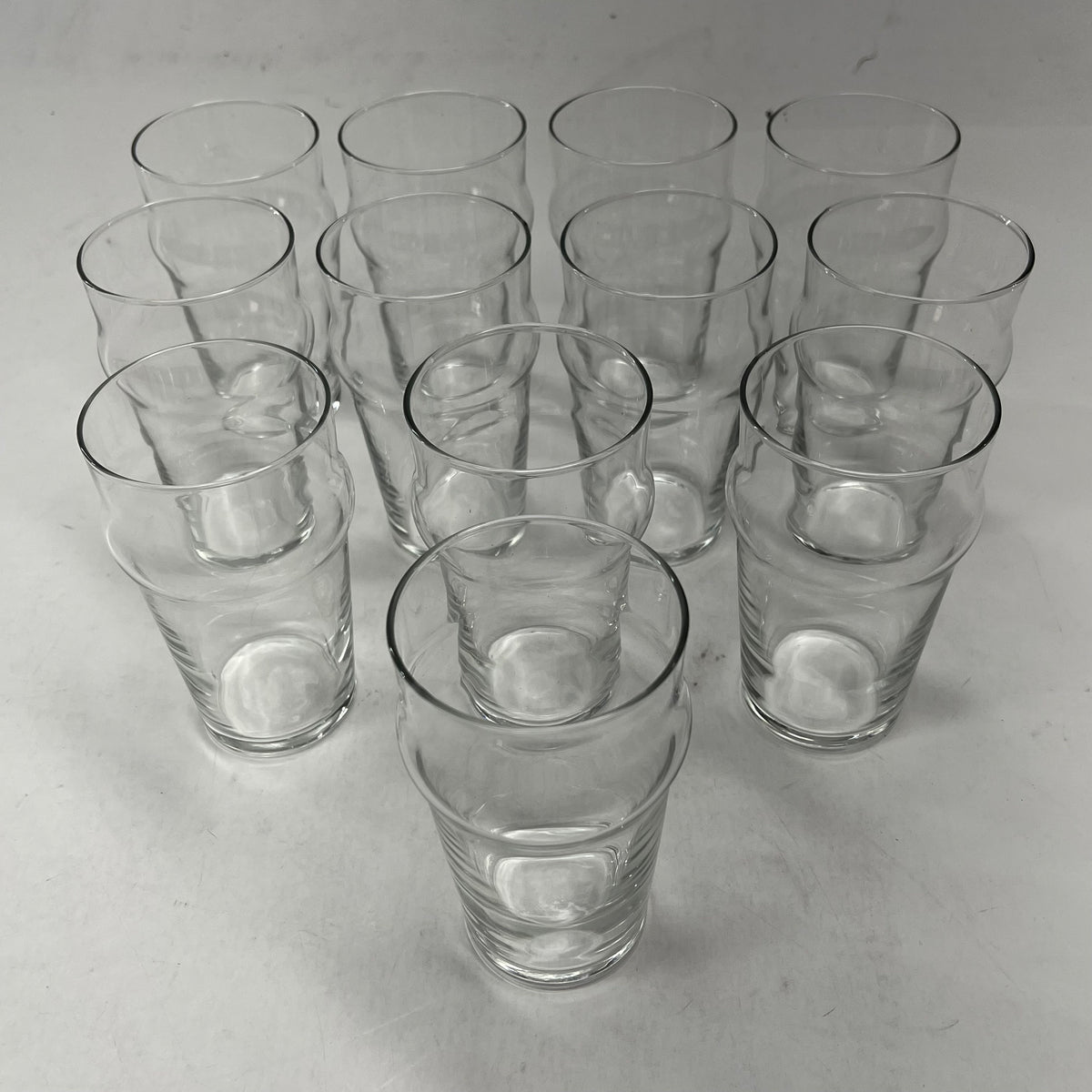 BORMIOLI ROCCO (12 PACK) Nonix Beer Glass Thermal & Shock Resistant  19 oz Clear