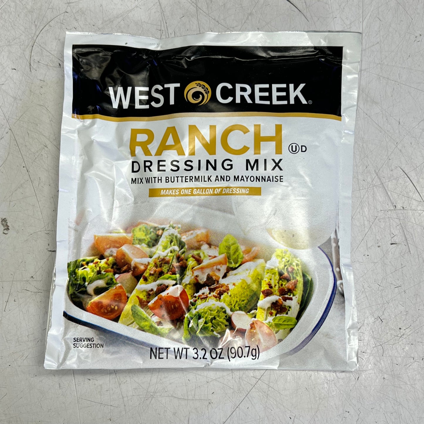 ZA@ WEST CREEK (18 PACK) Ranch Dressing 3.2 Oz Makes One Gal Each BB 01/26