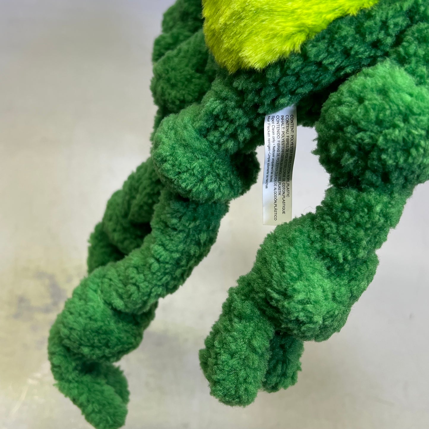 KONG (2 PACK) Knots Frog Squeaker Dog Toy W/ Rope Skeleton L/XL 18" Green