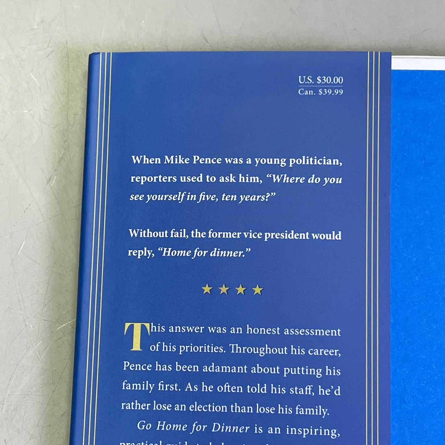 GO HOME FOR DINNER Advice On How Faith Makes A Family & Family Makes A Life Book