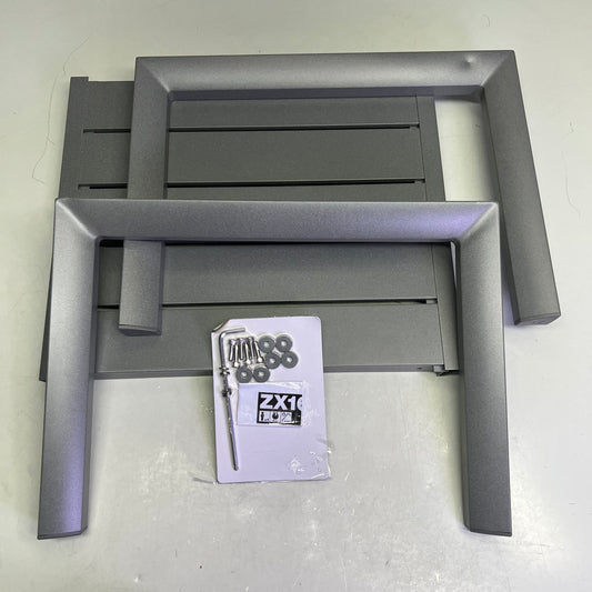 GROSFILLEX Sunset Square Low Outdoor Table 20"Heather Grey US040288 (AS-IS)