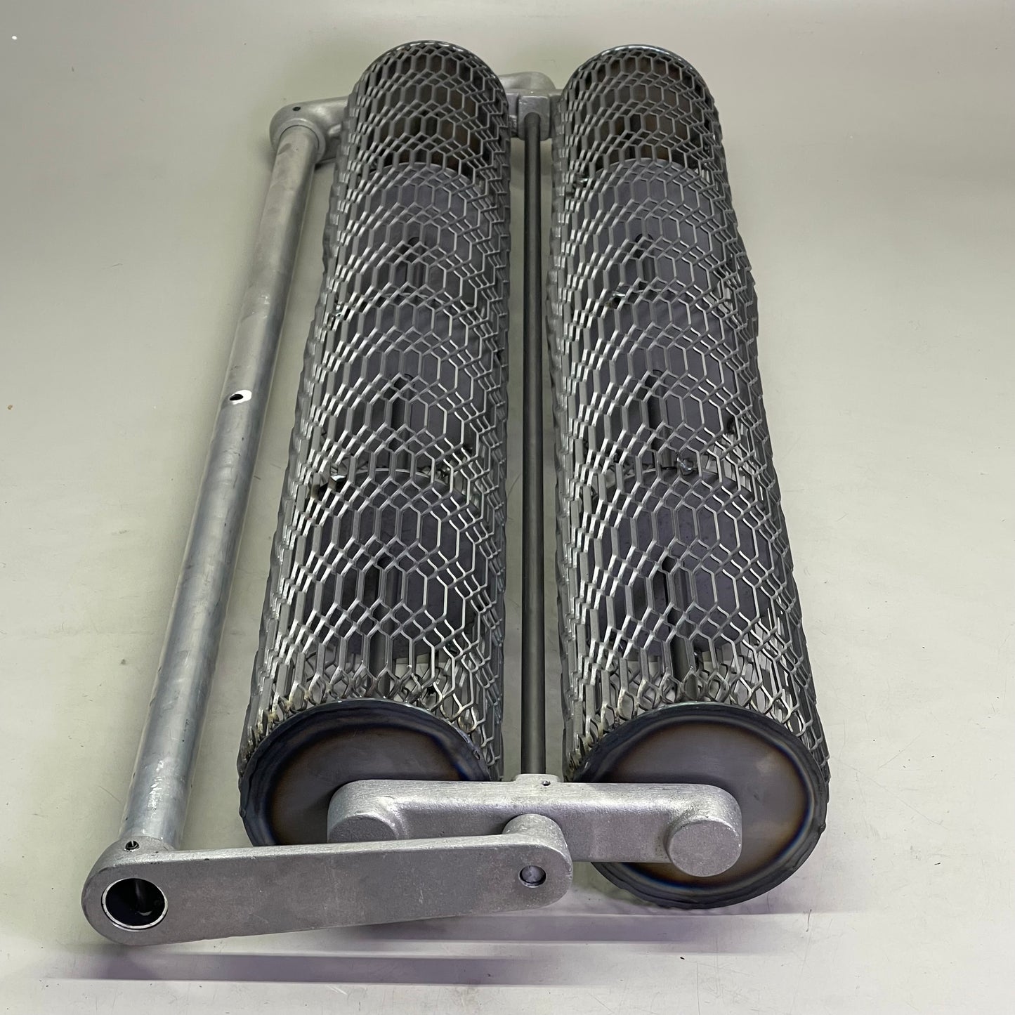 Z@ KRAFT TOOL CO. Double Concrete Roller Tamp 36" x 5" Rollers Steel CC952B