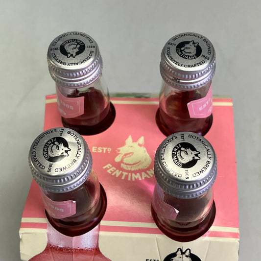 ZA@ ZA@ FENTIMANS (4 PACK) Botanically Brewed Rose Lemonade In Glass Bottles 9.3 Fl Oz