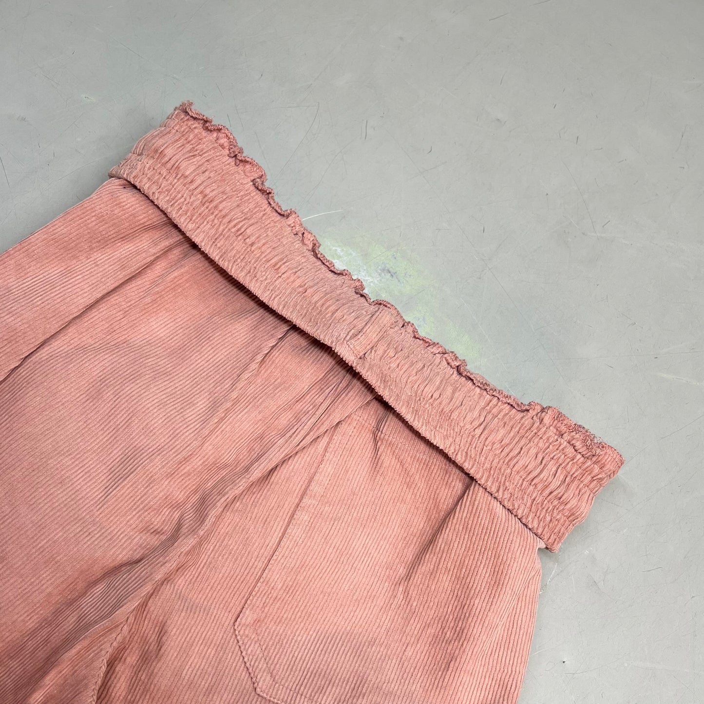 REUME CALIFORNIA Corduroy Tapered Pants Women's Sz S Dusty Pink (Pre-Owned)