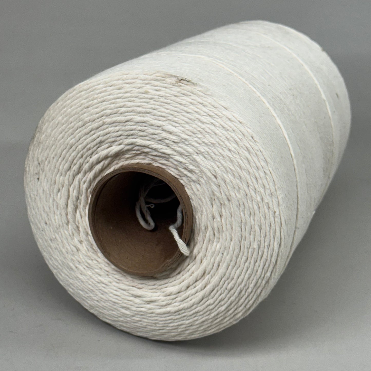 ZA@ UNBRANDED (3 PACK, 6 POUNDS TOTAL TWINE ) 8/12 PLy Poly cotton No. 2 Cone Twine White