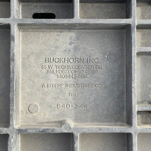 ZA@ Pallet of BUCKHORN Heavy-Duty Plastic Collapsible Bulk Container 840-344 (AS-IS)