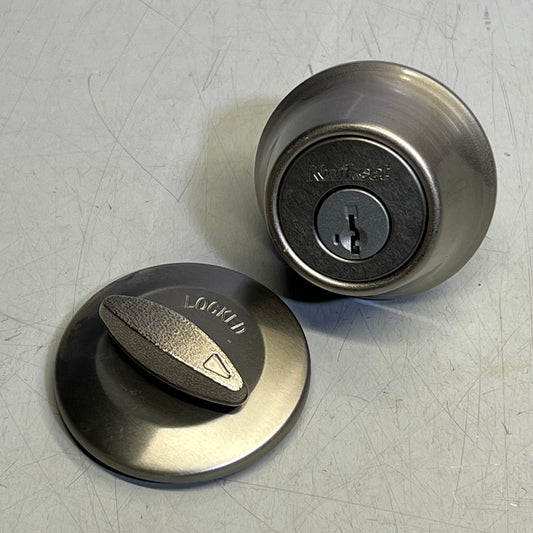 KWIKSET (2 PACK) 660 Series Single Cylinder Deadbolt Satin Nickel 96600-575