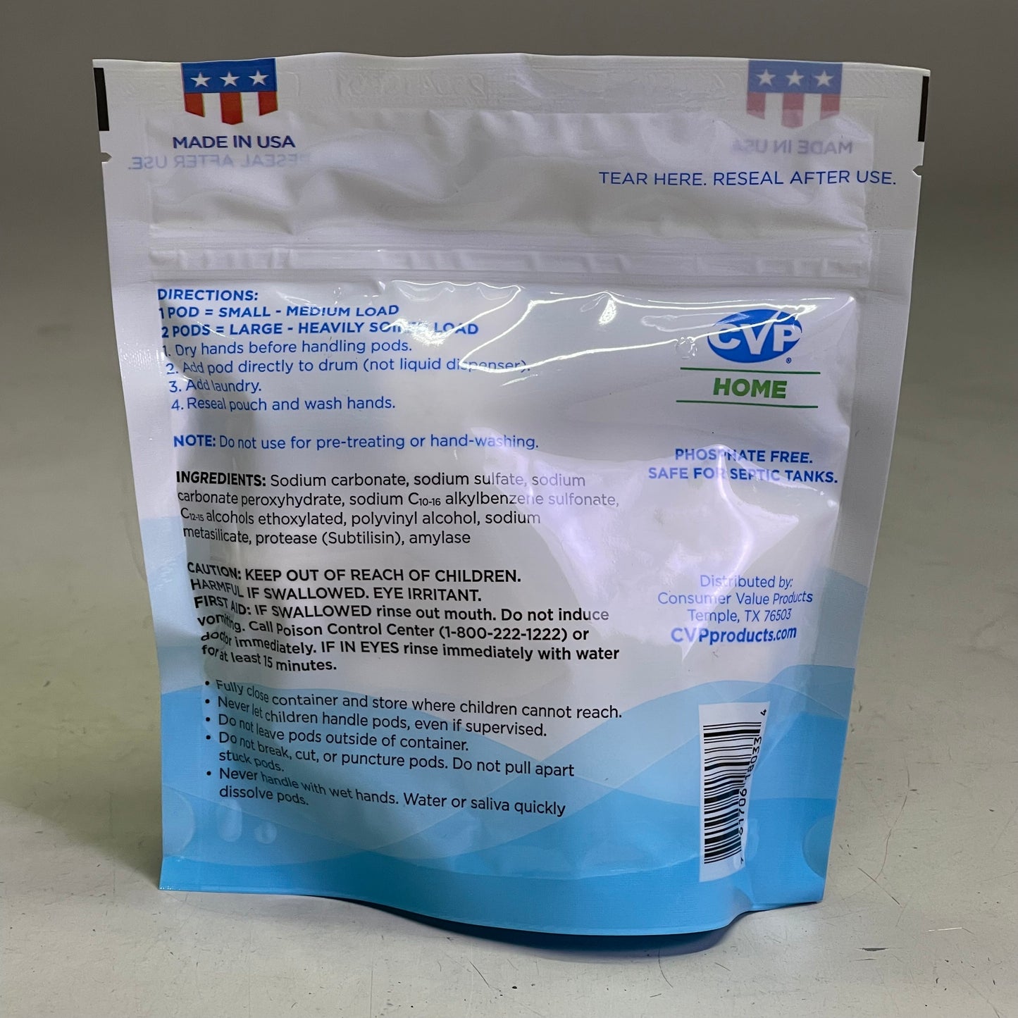 CVP HOME (24 Bags, 192 Total Pods) Laundry Detergent Pods USA