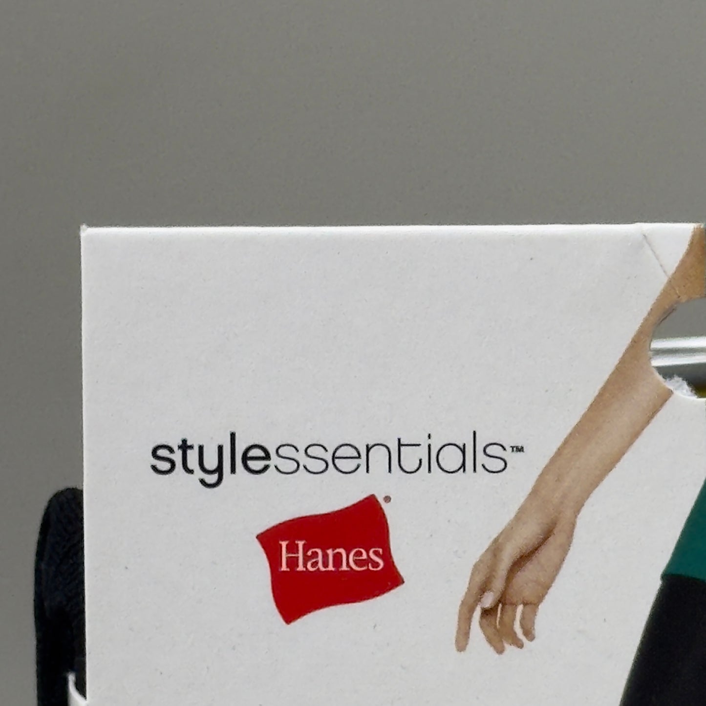 HANES (3 PACK) Essential Opaque Shaper Tights Control Top Women's Sz L/XL Black