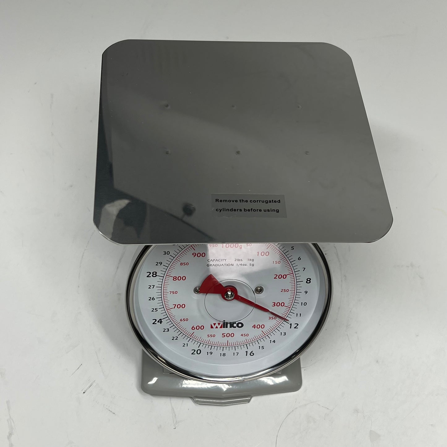 ZA@ WINWARE Mechanical Receiving Scale Portion Control  6.5" Dial 2lb Cap SC|AL-62 (As-Is)