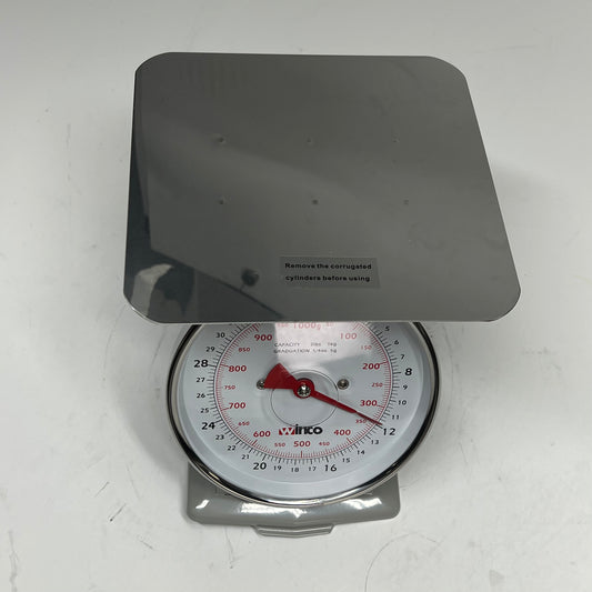 ZA@ WINWARE Mechanical Receiving Scale Portion Control  6.5" Dial 2lb Cap SCAL-62 (As-Is)