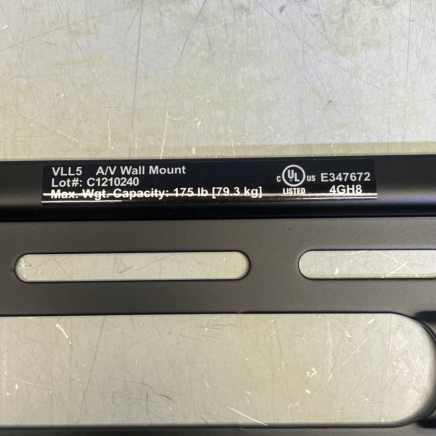 SANUS Premium Wall Flat TV Mount 42" - 90" 175lbs Load Capacity Black VLL5B1