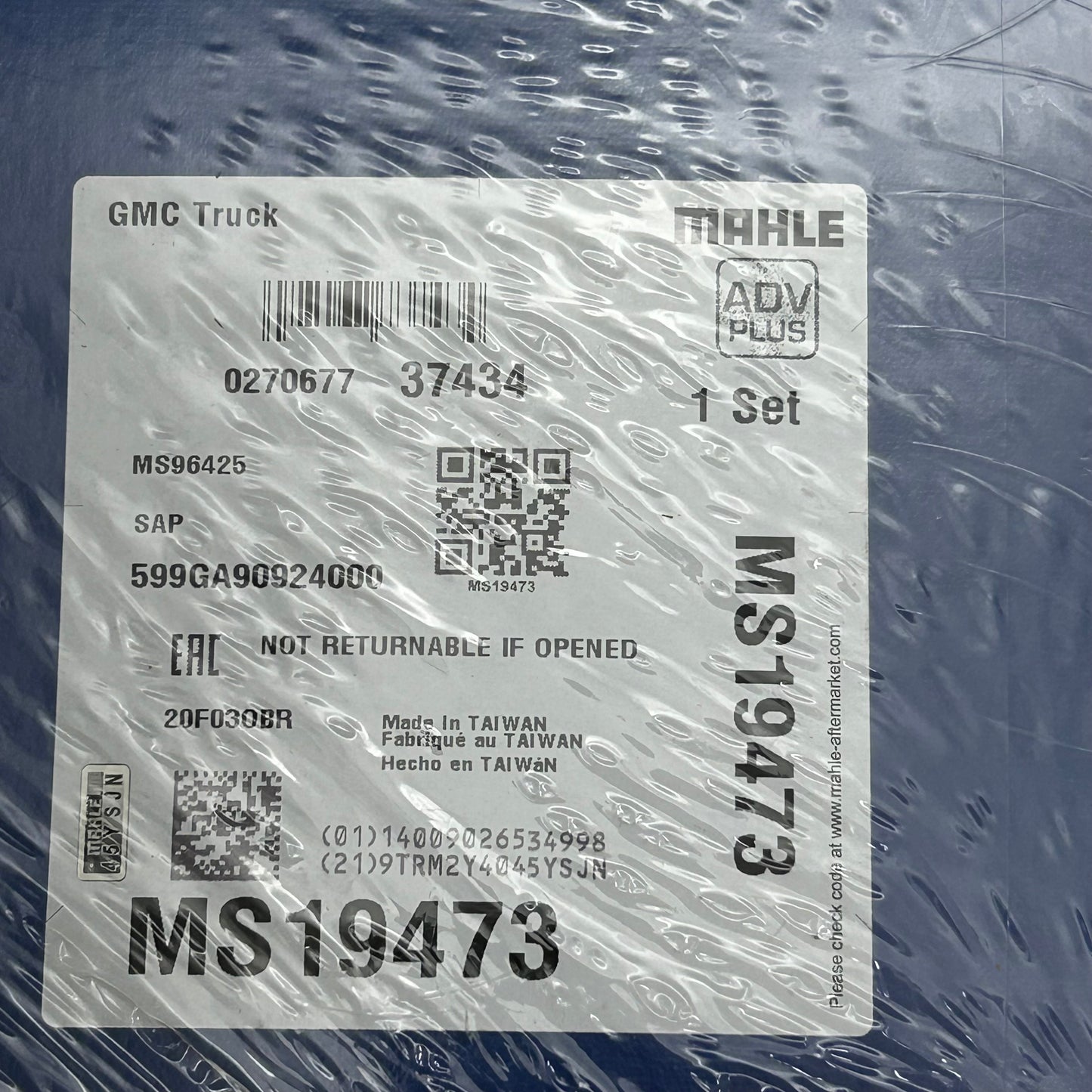 MAHLE Exhaust Manifold Gasket Replacement Part For Saturn & Cadillac MS19473