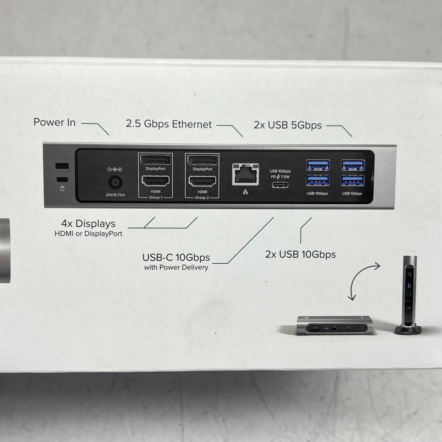 PLUGABLE Thunderbolt 4 16-in-1 Docking Station For Macbook Air/Pro TBT4-UDZ
