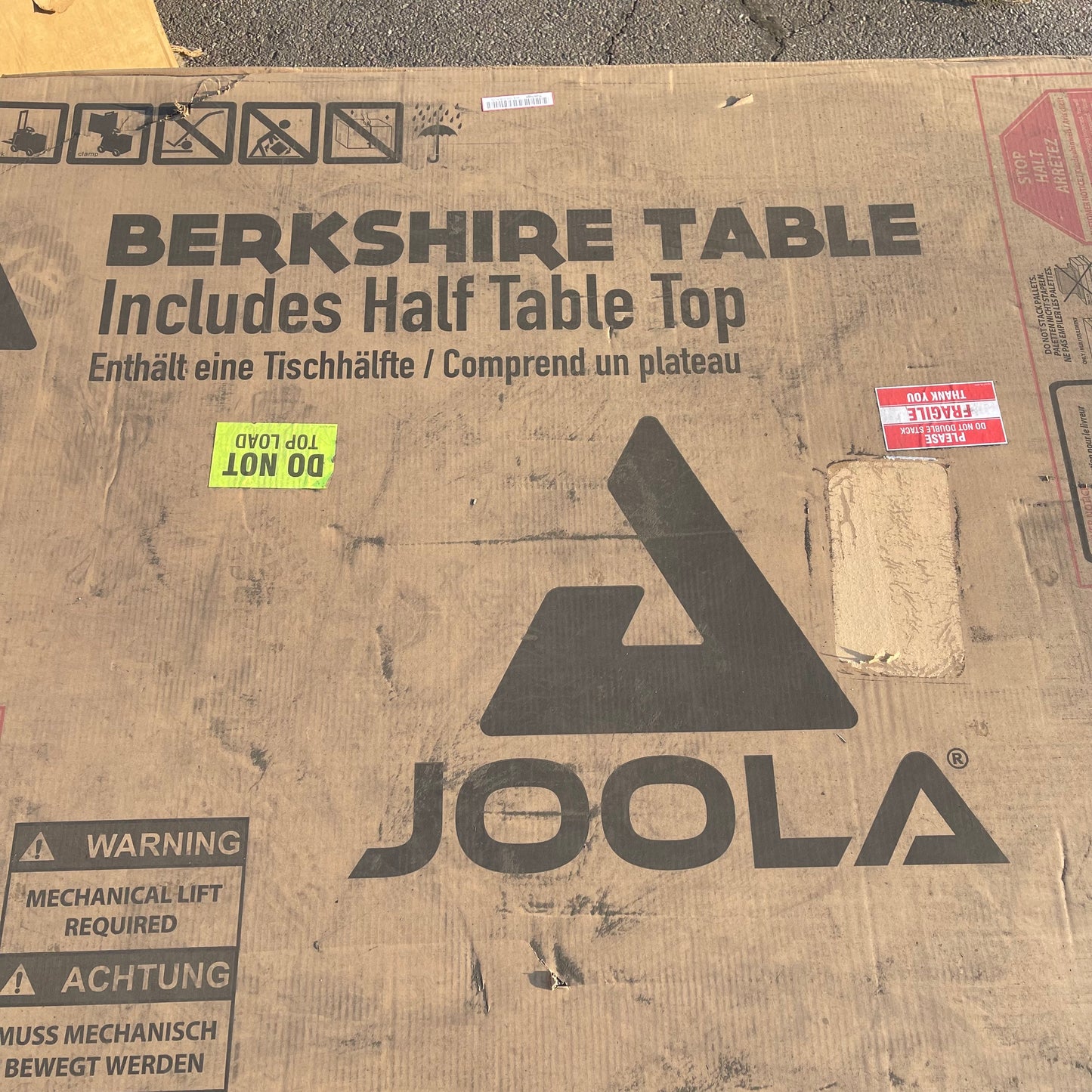 JOOLA Berkshire Ping Pong Table Tennis Grey (Good)