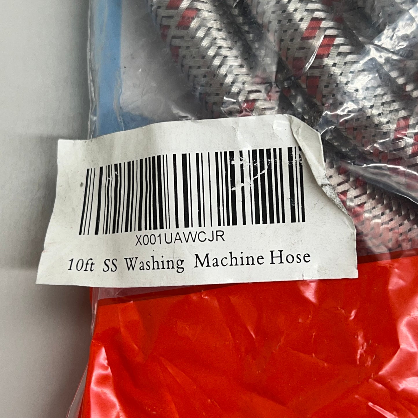 HIPPOHOSE Stainless Steel Braided Washer Machine Hose Single Sides 90 Degree Elbow Fits all Models 10ft X0037DH64B