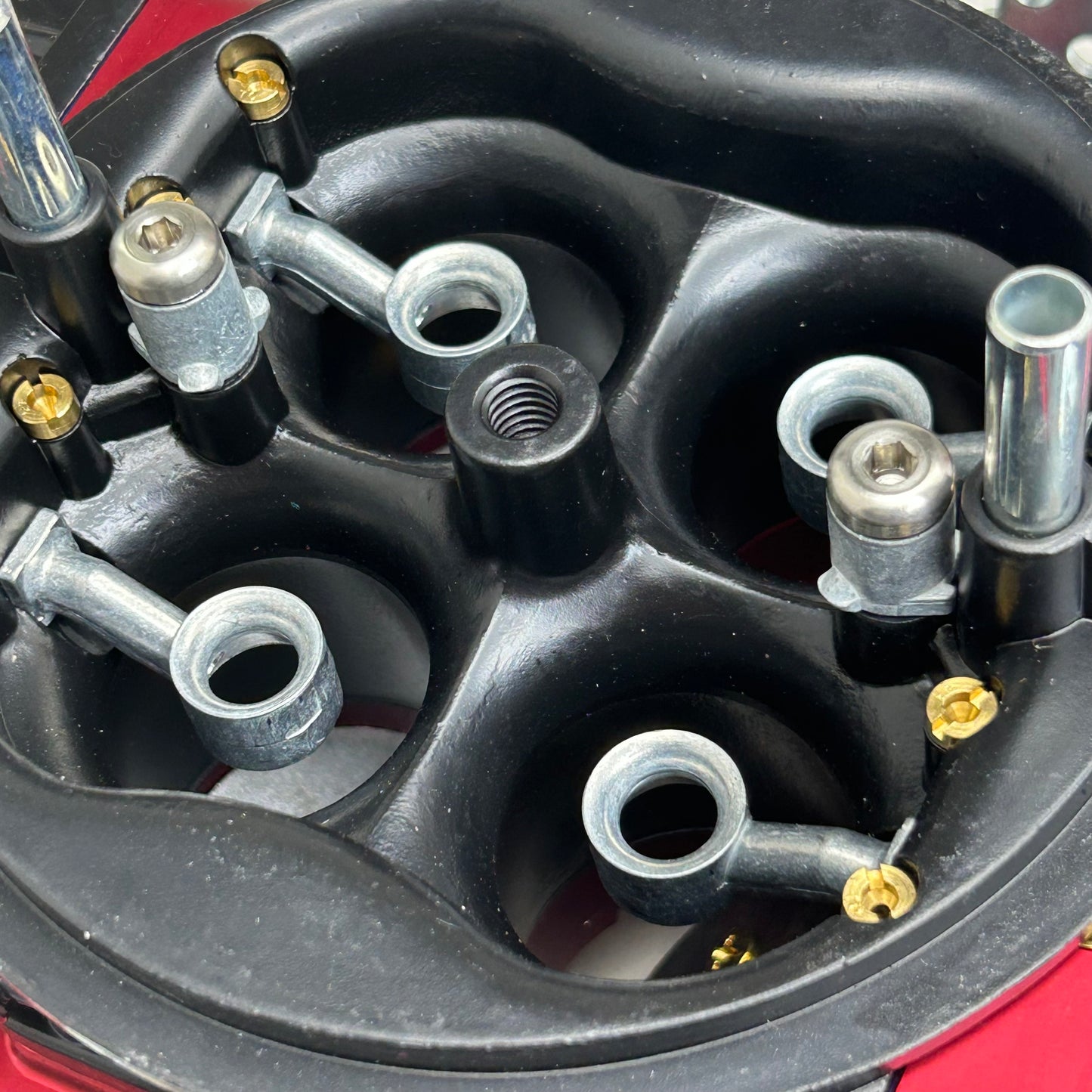 BRAWLER Race Carburetor Mechanical Secondary Red/Black BR67331-1