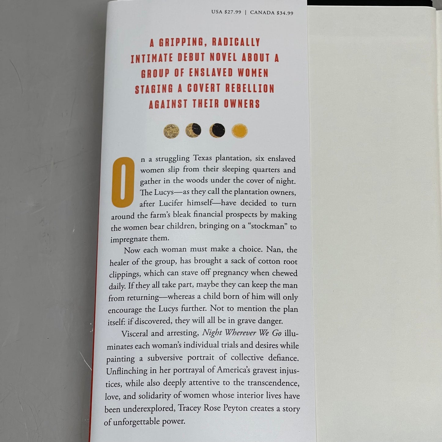 HARPERCOLLINS Night Wherever We Go, By Tracey Rose Peyton 52799