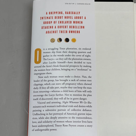 HARPERCOLLINS Night Wherever We Go, By Tracey Rose Peyton 52799