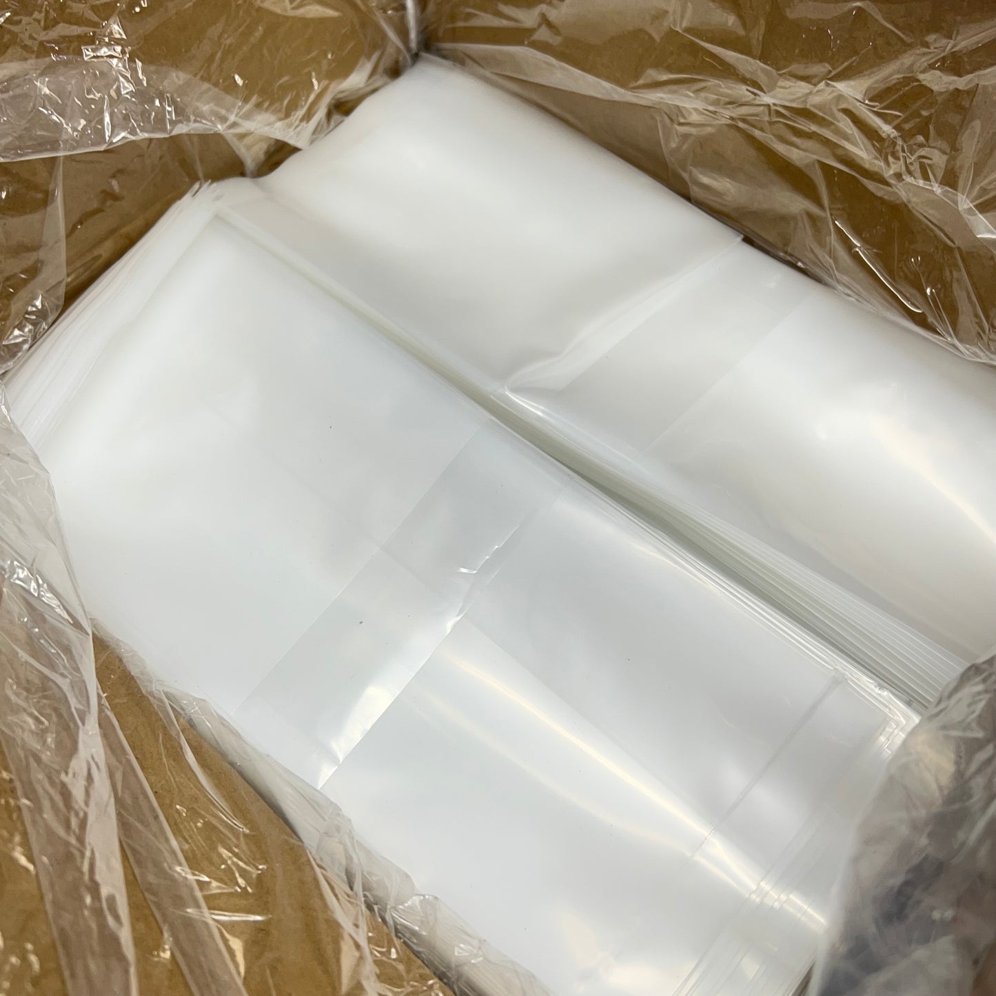 ZA@ (1000 PACK) Heat Sealable Small Poly Bags  10"x4" Clear PB1070