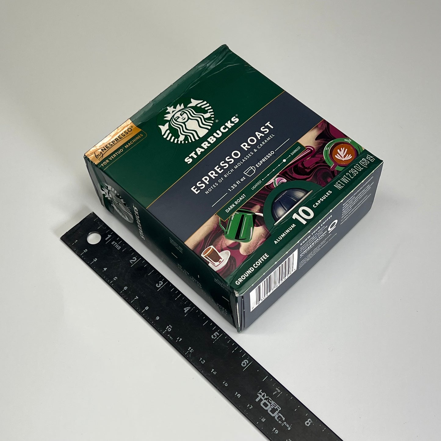 STARBUCKS (4 PACK, 10 EACH) Espresso Roast Dark Roast 100% Arabica BB 12/26