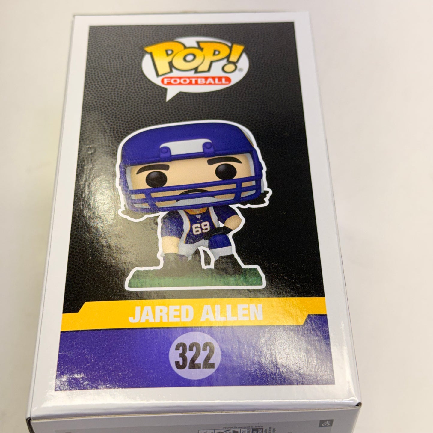 FUNKO POP Jared Allen Vinyl Figure Vikings Ages 3+ 322