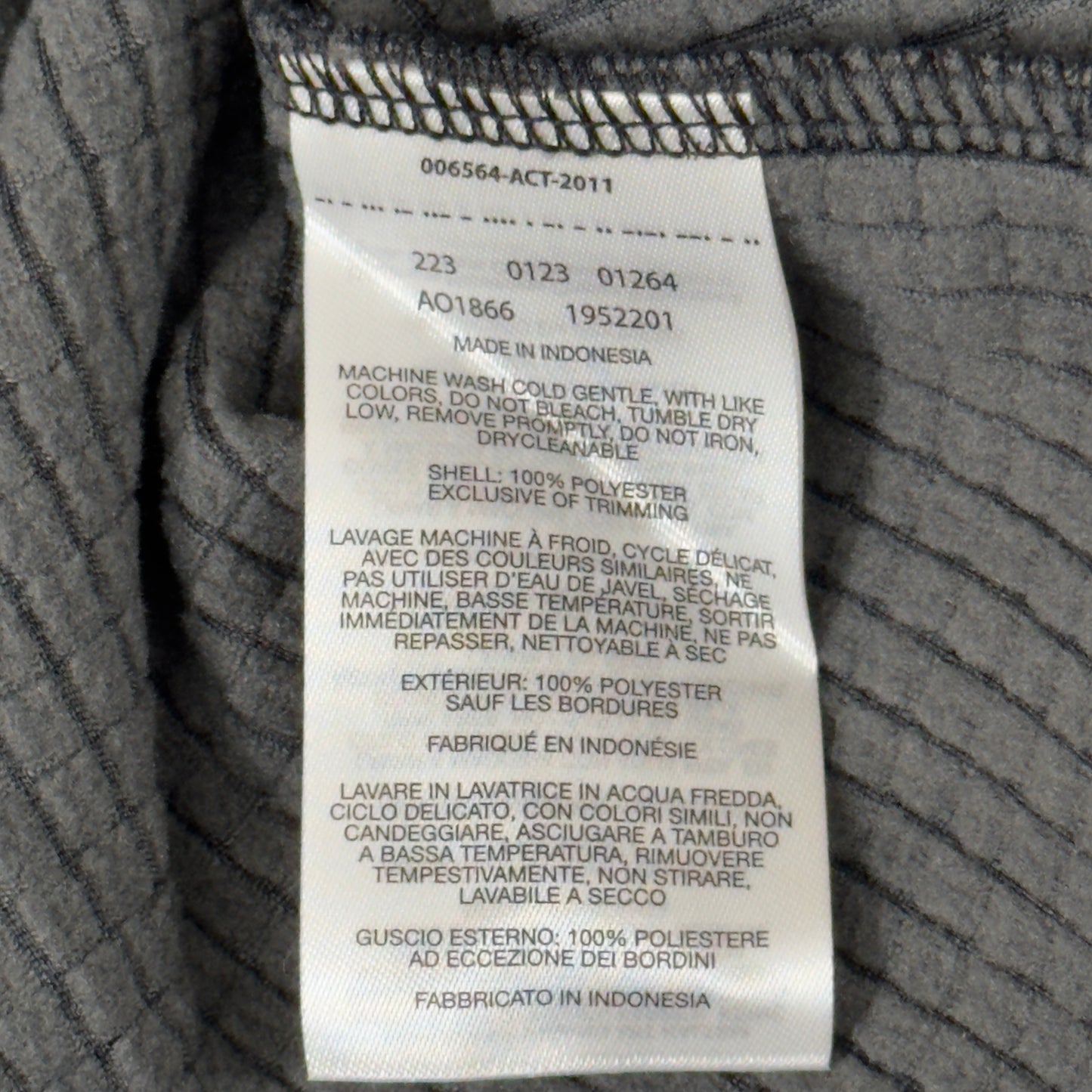 COLUMBIA Park View Fleece Half Zip Omni-Wick Men's Sz L Black Heather 1952201010