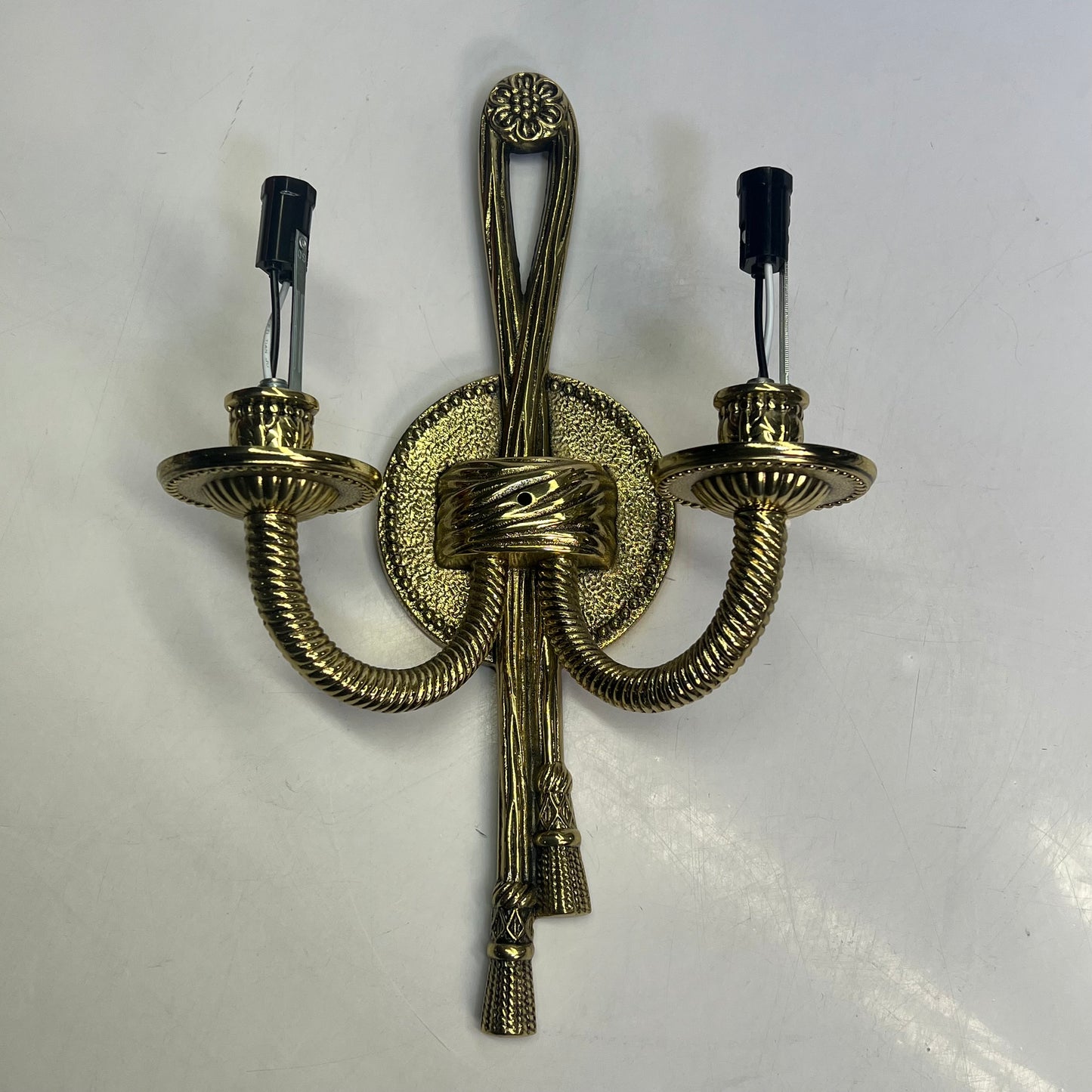 CRYSTORAMA LIGHTING Two Light Wall Sconce In Classic Style 15"x8" Brass 650-OB