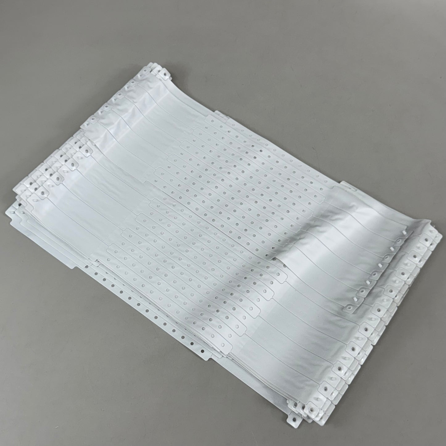 PDC (250 PC) Secureline Bar Code I.D. Insert Wrist Band Bracelets White 940-11-PDJ