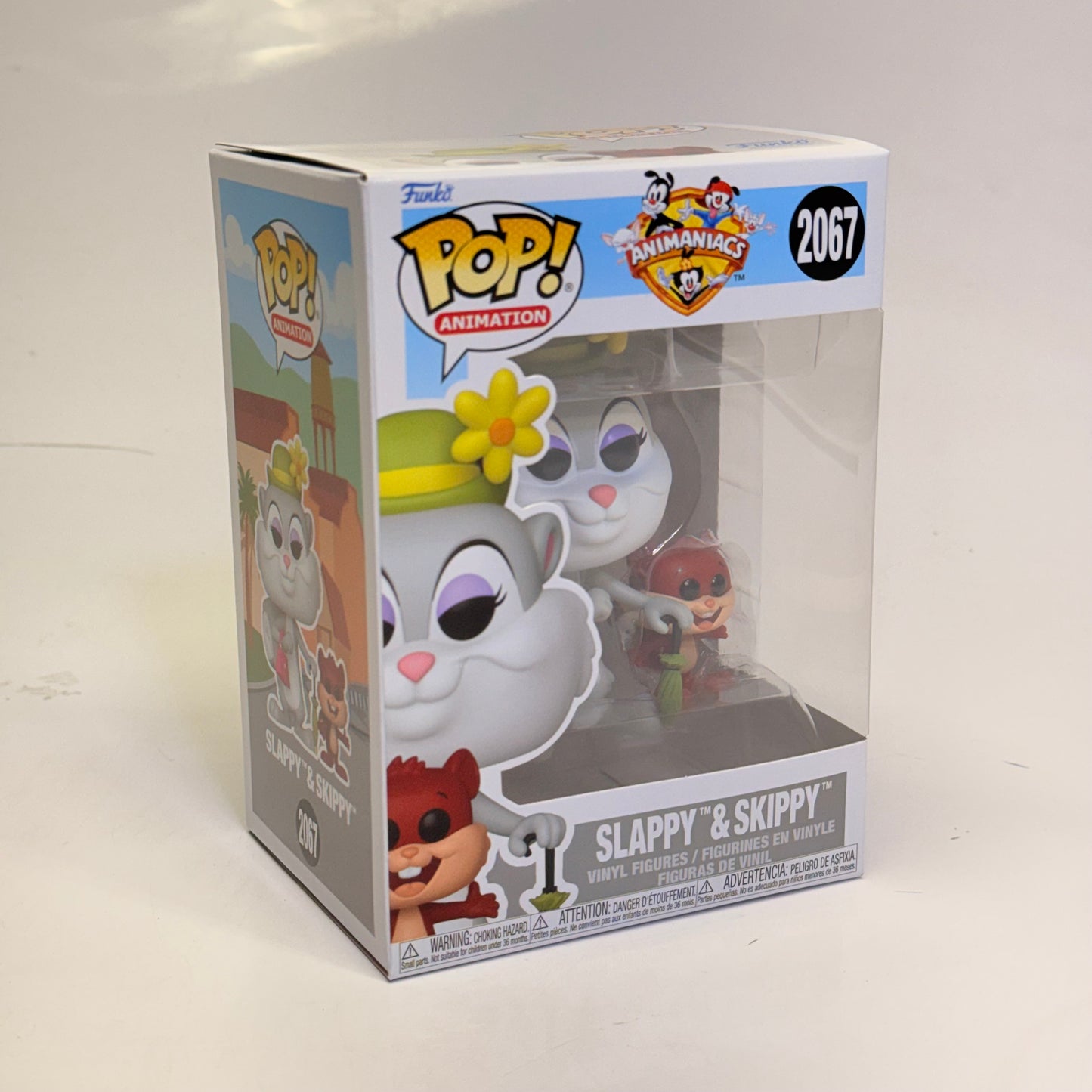 FUNKO POP Slappy & Skippy Vinyl Figures Animaniacs Ages 3+ 2067