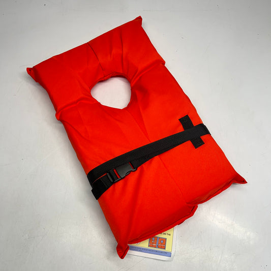 ZA@ THINK SAFE Type Ii Adult Life Preserver 20"x11"x2" Bright Orange