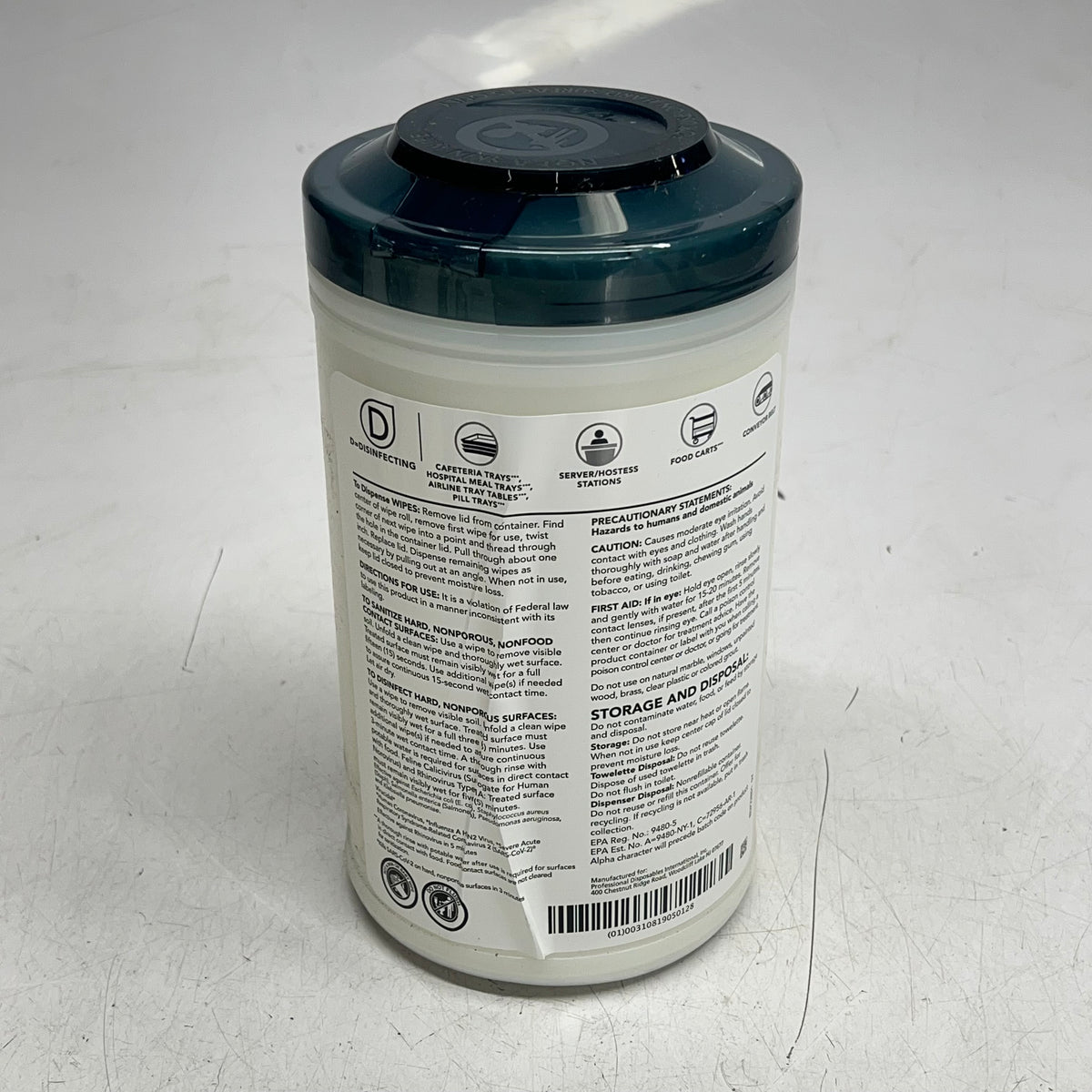 SANI PROFESSIONAL (6 PACK, 200 EACH) Disinfecting Multi-surface Wipes BB 12/27