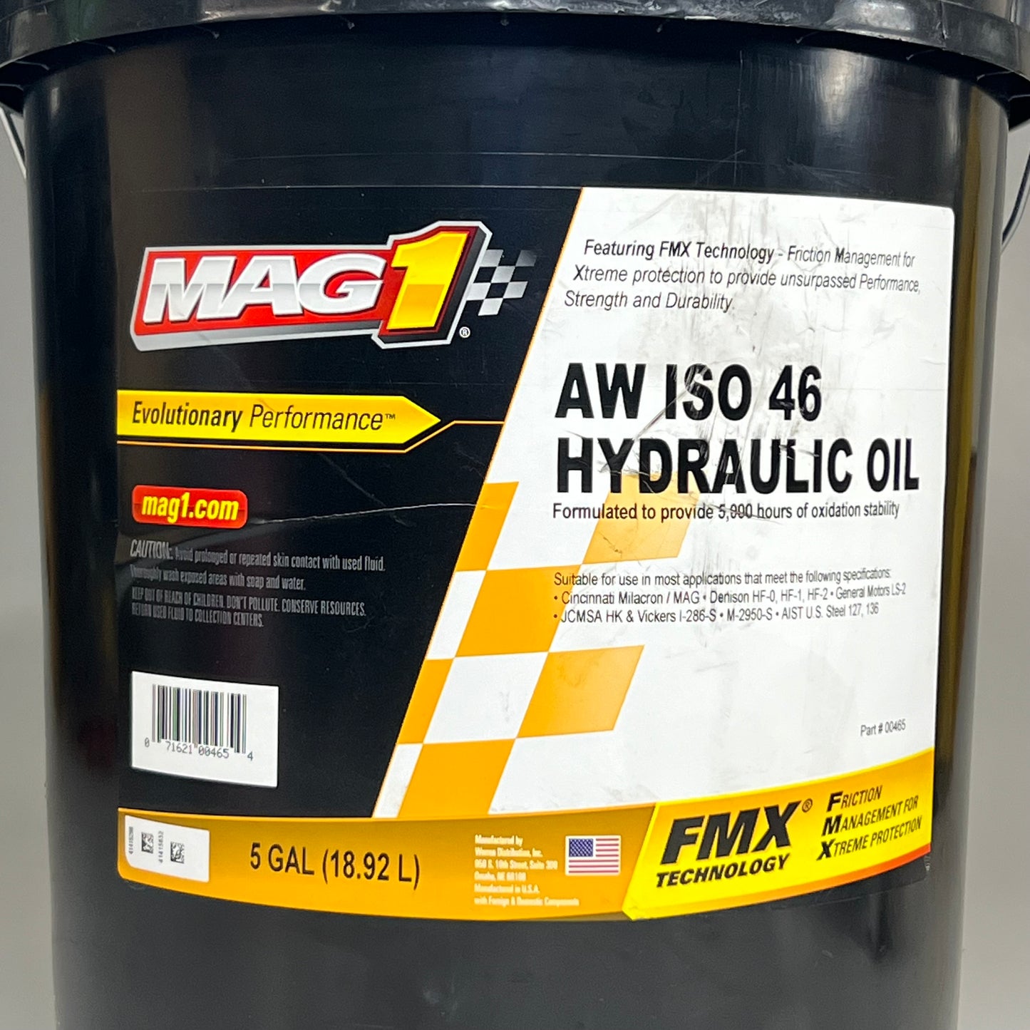 MAG 1 AW ISO 46 Hydraulic Oil 5 Gallon Bucket