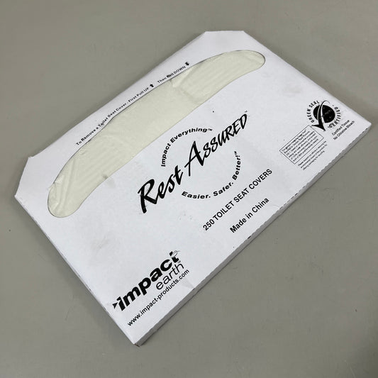 IMPACT EARTH (10 Pack) Toilet Seat Cover 250 toilet seat covers White 25121973