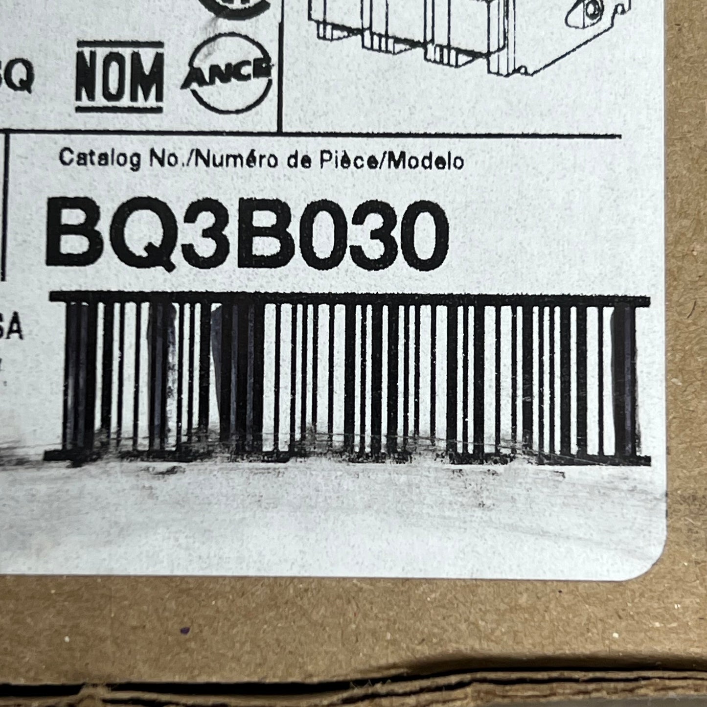 SIEMENS 30A 40 Degree C 3 Pole Circuit Breakers 240V BQ3B030