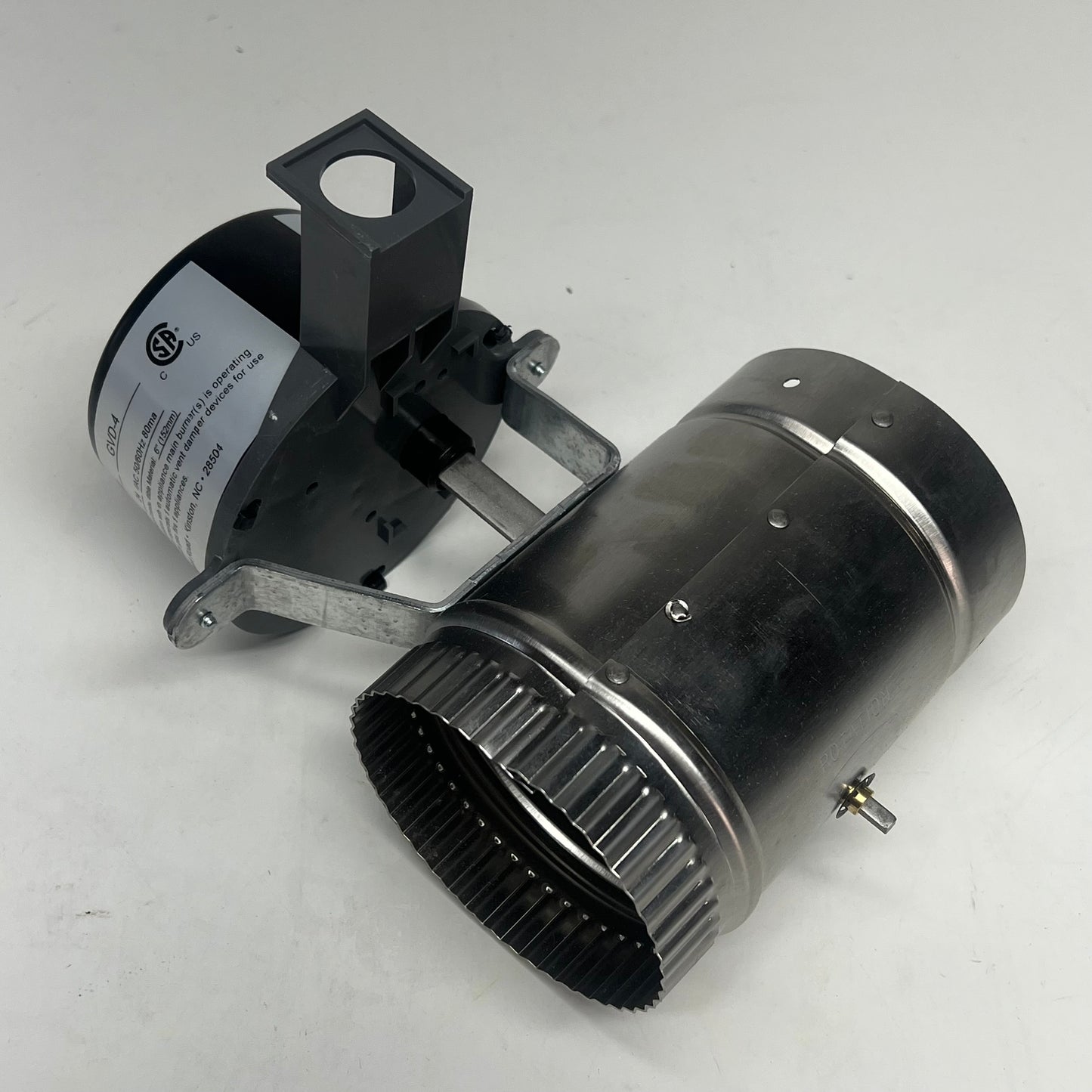 FIELD CONTROLS Automatic Gvd Vent Damper Dual Safety Switch W/o Harness 4" GVD-4