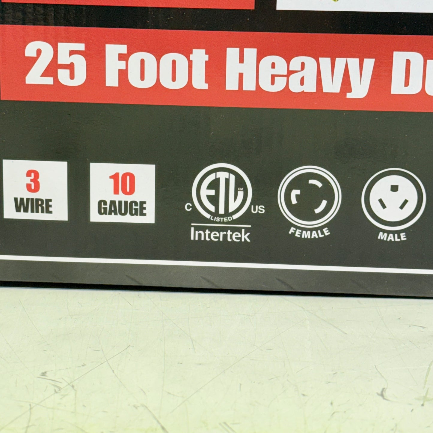 VALTERRA Mighty 30-Amp Cord RV Detachable Power Cord, 25 Ft Cord For RV, Red-New