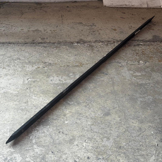 TRUETEMPER Diamond Point San Angelo Bar 1" Hex x 72" Black 1175200
