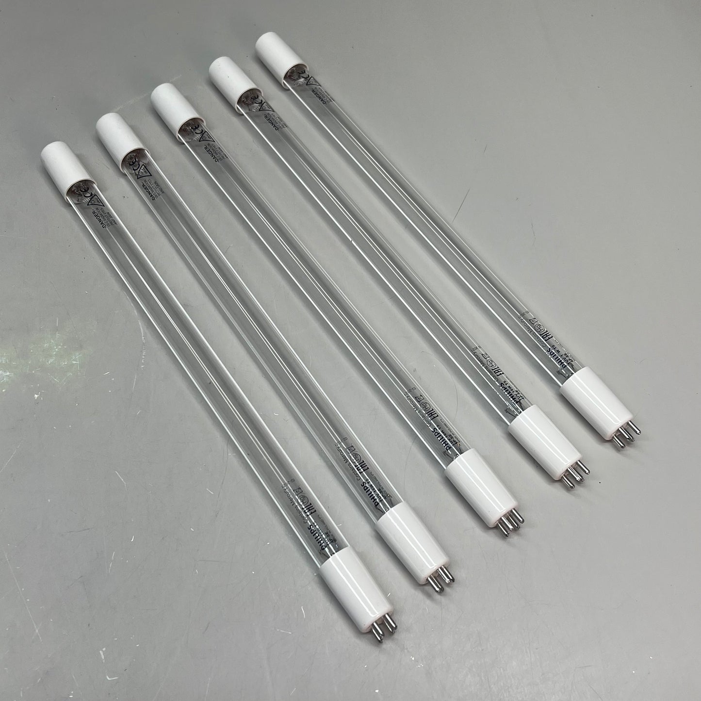 PHILIPS (5 PACK) Germicidal Florescent Tube Light 13" 16 W TUV 16W T5 4P-SE