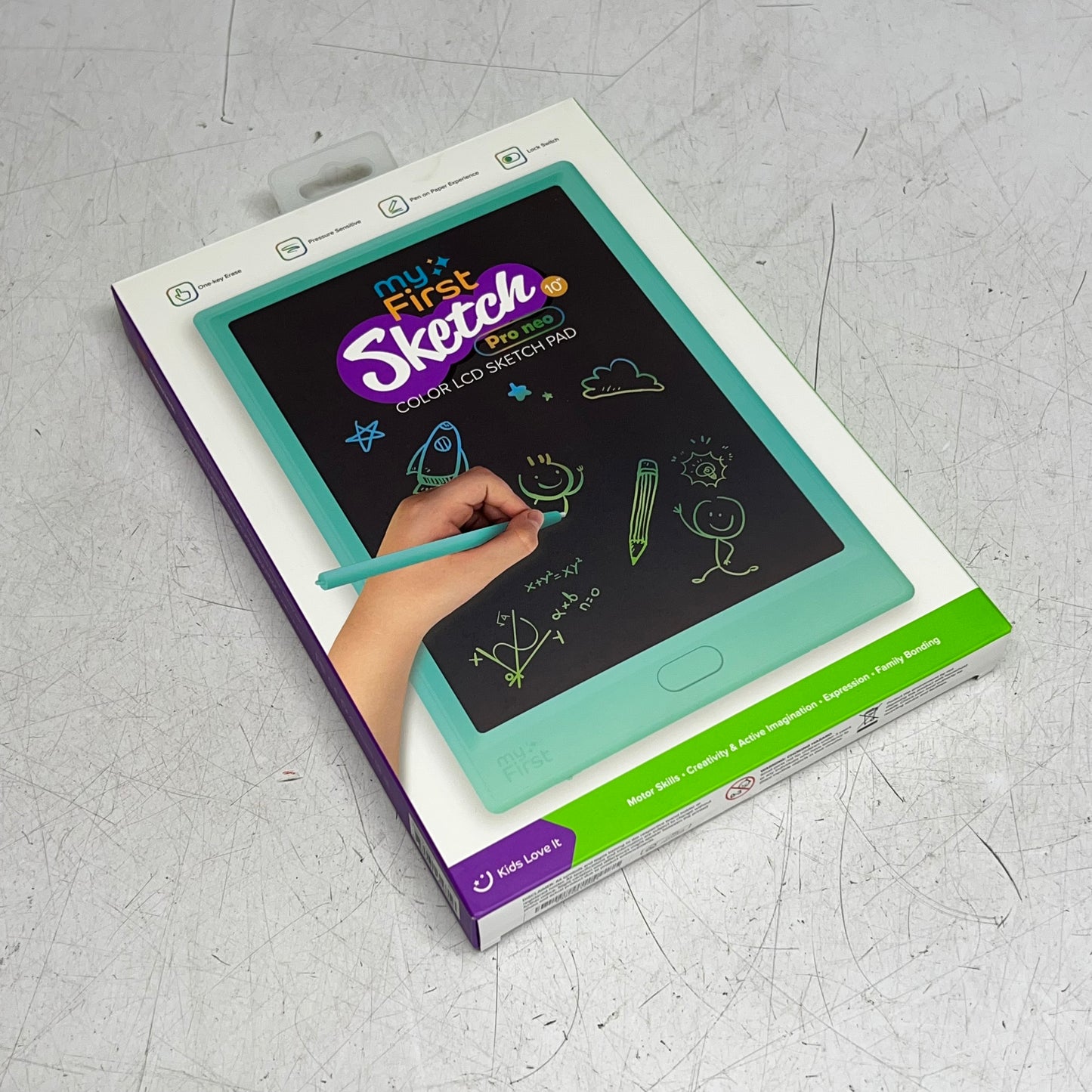 ZA@ MY FIRST Sketch Pro Neo Rubberized Corners Anti Glare Screen Ages 3-12 Blue FS1012