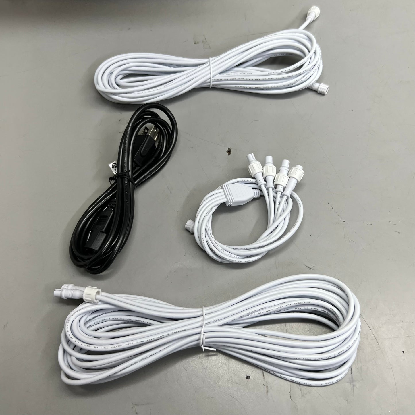 SAUNALIFE Sauna Led Light System White 2 5ft Light strands