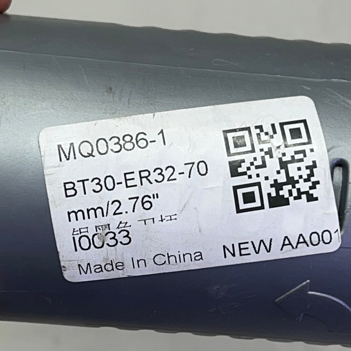 ER System Collect Chuck Arbor For CNC Machining Center 2.76" BT30-ER20-70