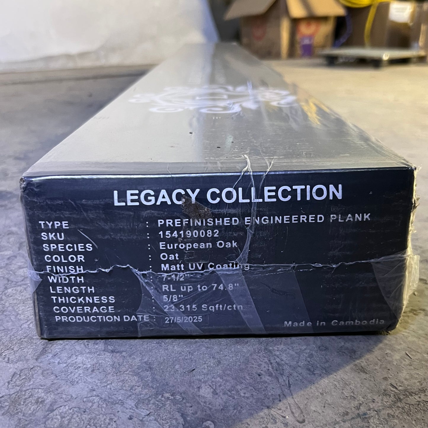 LEGACY COLLECTION (8 Pieces) Prefinished Engineered Plank 23.3 Sqft/case, Oak 154190082