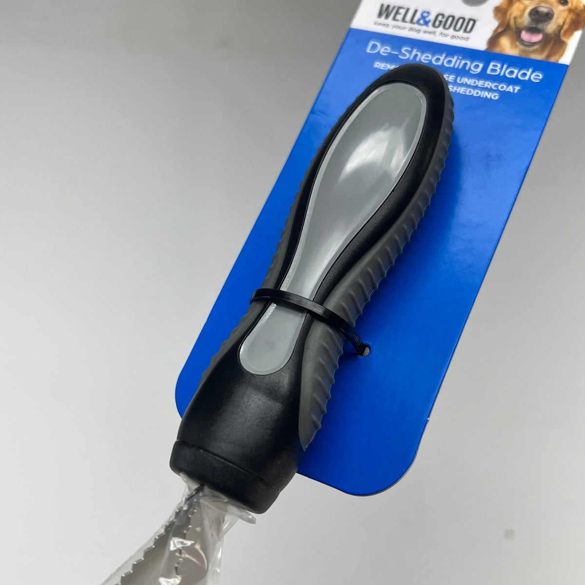 WELL & GOOD (2 PACK) De-shedding Blade Removes Loose Undercoat 11" 3495758