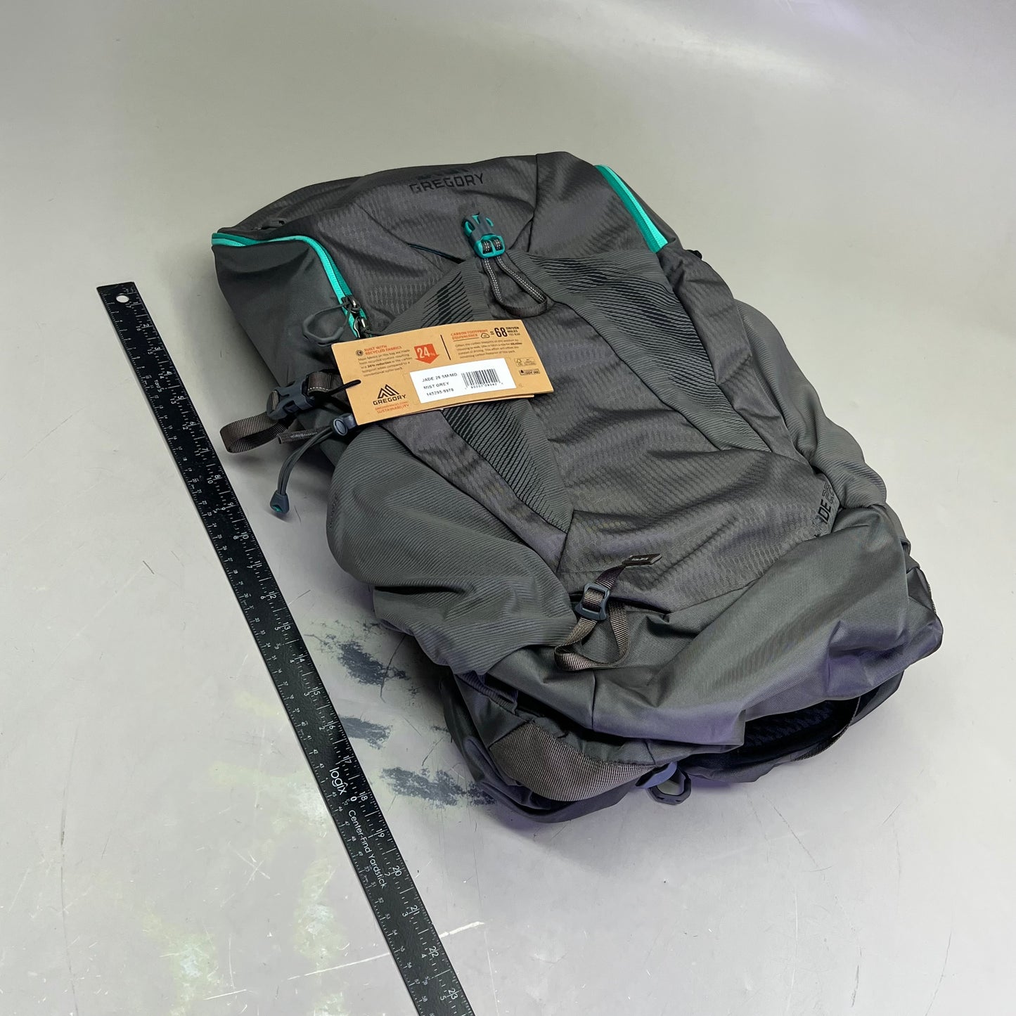 GREGORY Jade 28L Backpack W/ Free Float System & 3D Hip Belt SM/MD Mist Grey