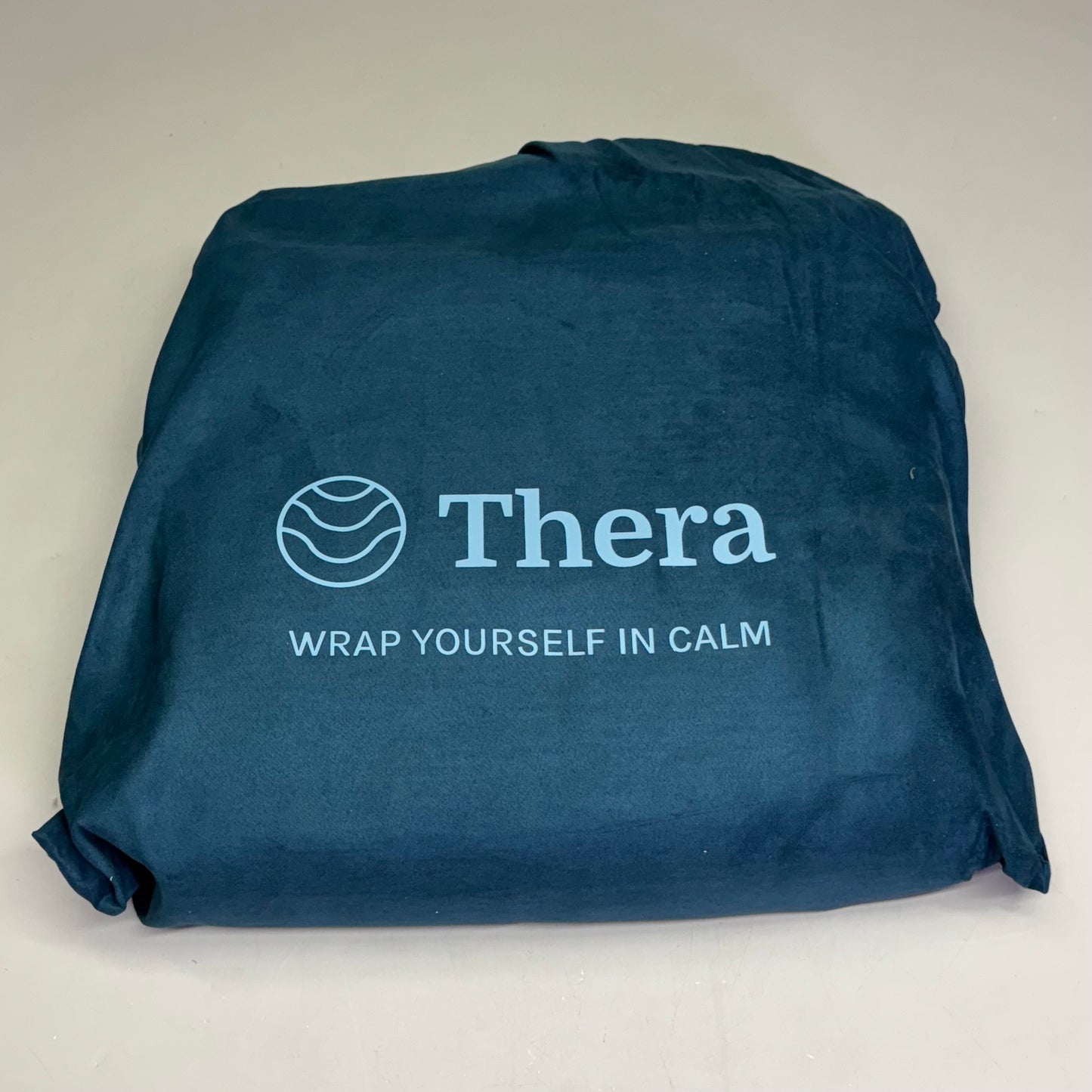 THERA Weighted Blanket Sz 42" x 66", Calming Navy BL613K