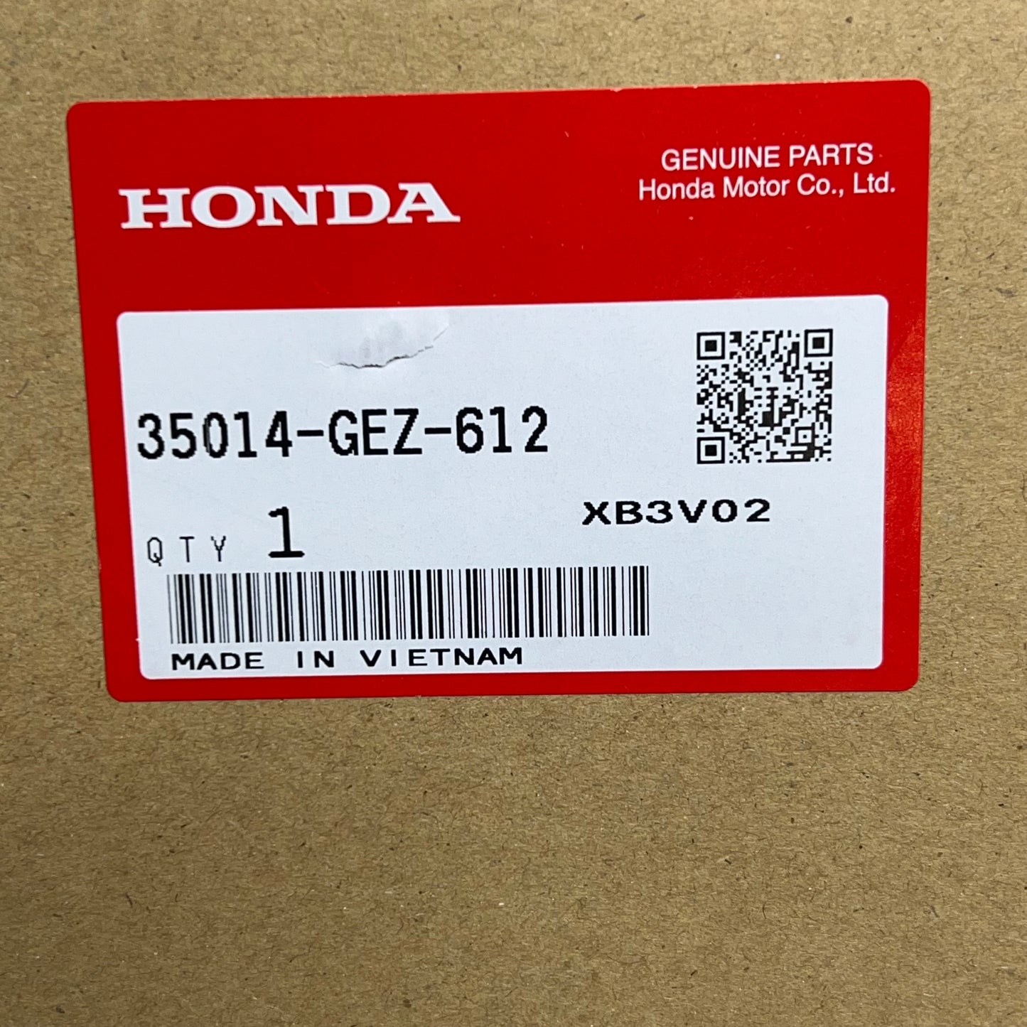 HONDA Key & Screw Set Genuine OEM 35014-GEZ-612